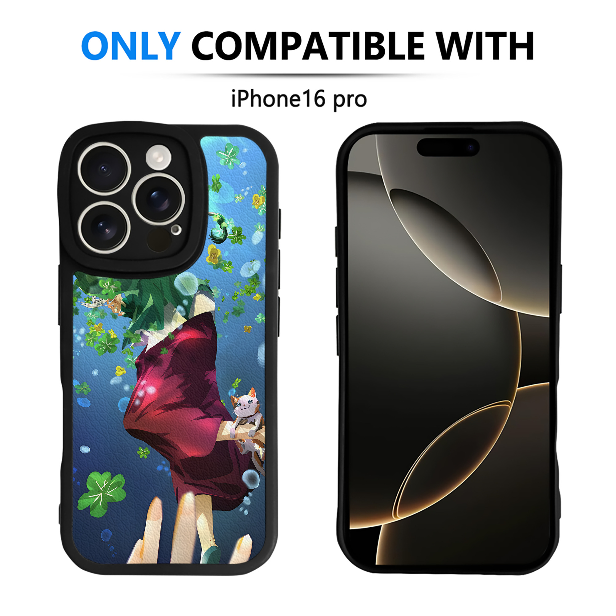 （画像用） 薬屋のひとりごと The Apothecary Diaries 【iPhone 16シリーズ対応】シリコンスマホケース（レザー調） 材質：シリコン